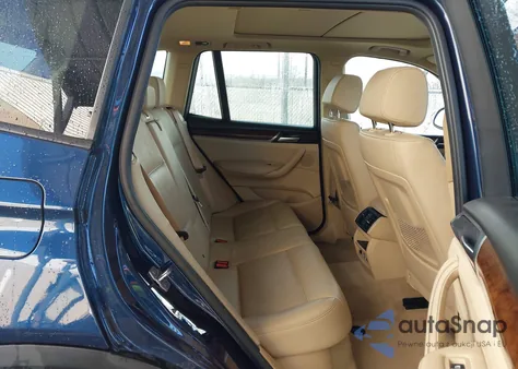 2016 BMW X3 xDrive28I z USA, uszkodzony, nr VIN 5UXWX9C57G0D91872